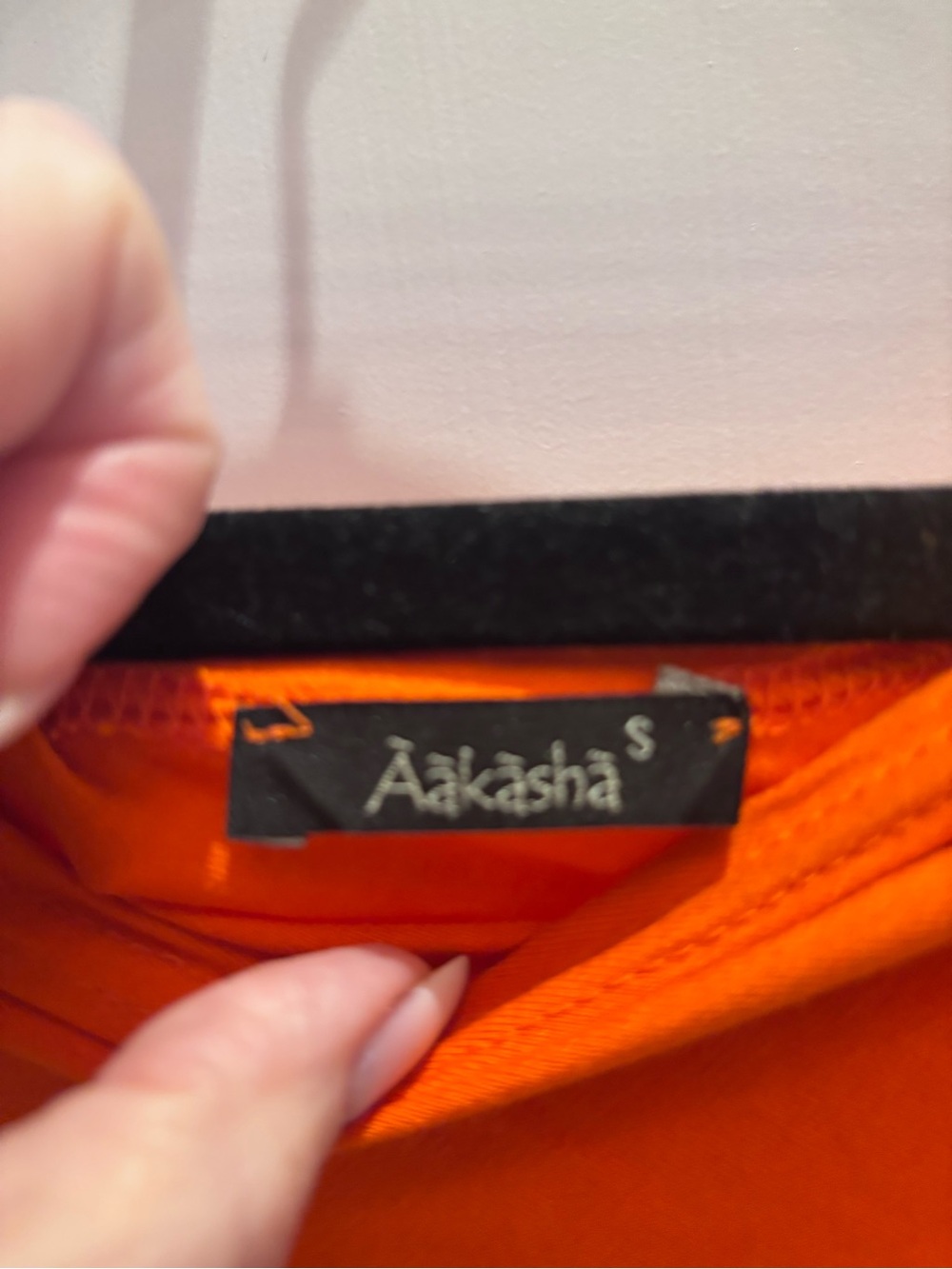 Aakasha Bright Orange Top - Small